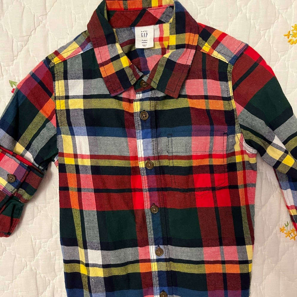Toddler flannel shirt